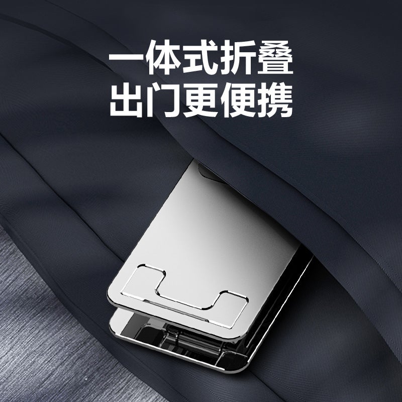 Metal Aluminum Alloy Rotating Phone Stand Foldable Desktop Phone Holder Lazy Portable Tablet Support Stand Pad - Image 4